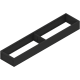 AMBIA-LINE Ramă, pentru LEGRABOX/MERIVOBOX Sertar, Oţel, NL=500 mm, Lăţime=100 mm, negru-carbon mat