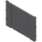 ORGA-LINE Separator transversal, pentru TANDEMBOX/TANDEM Sertar, Lăţime=88 mm, R7037 gri închis