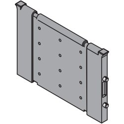 ORGA-LINE Separator transversal, pentru TANDEMBOX/TANDEM Sertar, Lăţime=88 mm, R7037 gri închis