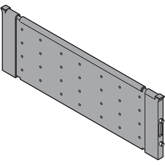 ORGA-LINE Separator transversal, pentru TANDEMBOX/TANDEM Sertar, Lăţime=176 mm, R7037 gri închis