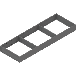 AMBIA-LINE Ramă, pentru LEGRABOX/MERIVOBOX Sertar, Oţel, NL=600 mm, Lăţime=200 mm, gri-orion mat