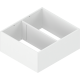 AMBIA-LINE Ramă, pentru LEGRABOX/MERIVOBOX Extragere cu front înalt, Oţel, de la NL=270 mm, Lăţime=242 mm, alb-mătase mat