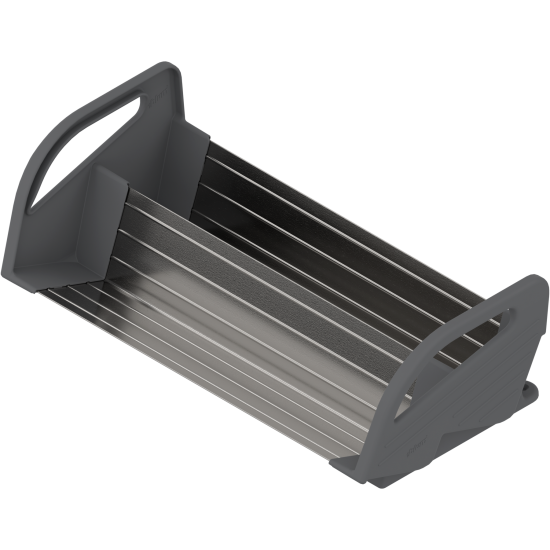 ORGA-LINE Suport pentru mirodenii, de la Lăţime corp 450 mm, 1 buc., inox periat-lăcuit
