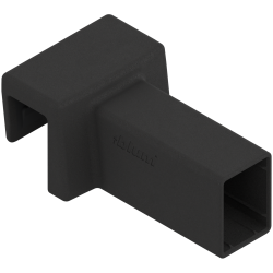 AMBIA-LINE Suport de traversă din sticlă, pentru LEGRABOX free, negru-carbon mat