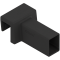 AMBIA-LINE Suport de traversă din sticlă, pentru LEGRABOX free, negru-carbon mat
