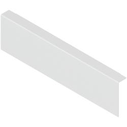AMBIA-LINE Adaptor pt perete posterior din lemn, pentru LEGRABOX/MERIVOBOX Sertar Înălţime M, Oţel, alb-mătase mat