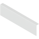 AMBIA-LINE Adaptor pt perete posterior din lemn, pentru LEGRABOX/MERIVOBOX Sertar Înălţime M, Oţel, alb-mătase mat