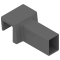 AMBIA-LINE Suport de traversă, pentru LEGRABOX pure, gri-orion mat