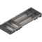 ORGA-LINE Set de casete (cu ocupare parţială), pentru TANDEMBOX Sertar, NL=550 mm, Lăţime=192 mm, inox-periat/gri închis