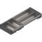 ORGA-LINE Set de casete (cu ocupare parţială), pentru TANDEMBOX Sertar, NL=500 mm, Lăţime=192 mm, inox-periat/gri închis