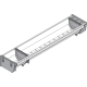 ORGA-LINE Set de casete (cu ocupare parţială), pentru TANDEMBOX Sertar, NL=500 mm, KB=600 mm, Lăţime=103 mm, inox-periat/gri închis