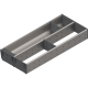 ORGA-LINE Set combinat (cu ocupare parţială), pentru TANDEMBOX Sertar, NL=500 mm, KB=1000 mm, Lăţime=200 mm, inox-periat/gri închis