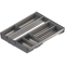 ORGA-LINE Set de casete (cu ocupare completă), pentru TANDEMBOX Sertar, NL=500 mm, KB=450 mm, inox-periat/gri închis