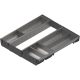 ORGA-LINE Set de casete (cu ocupare completă), pentru TANDEMBOX Sertar, NL=500 mm, KB=500 mm, inox-periat/gri închis