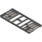 ORGA-LINE Set de casete (cu ocupare completă), pentru TANDEMBOX Sertar, NL=500 mm, KB=1200 mm, inox-periat/gri închis