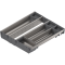 ORGA-LINE Set de casete (cu ocupare completă), pentru TANDEMBOX Sertar, NL=450 mm, KB=450 mm, inox-periat/gri închis