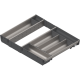 ORGA-LINE Set de casete (cu ocupare completă), pentru TANDEMBOX Sertar, NL=450 mm, KB=600 mm, inox-periat/gri închis
