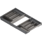 ORGA-LINE Set de casete (cu ocupare completă), pentru TANDEMBOX Sertar, NL=450 mm, KB=800 mm, inox-periat/gri închis