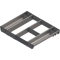 ORGA-LINE Set combinat (cu ocupare completă), pentru TANDEMBOX Sertar, NL=450 mm, KB=600 mm, inox-periat/gri închis