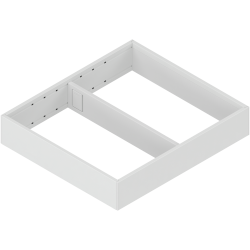 AMBIA-LINE Ramă, pentru LEGRABOX/MERIVOBOX Sertar, Oţel, de la NL=270 mm, Lăţime=242 mm, alb-mătase mat