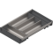 ORGA-LINE Set de casete (cu ocupare parţială), pentru TANDEMBOX Sertar, NL=450 mm, KB=800 mm, Lăţime=280 mm, inox-periat/gri închis