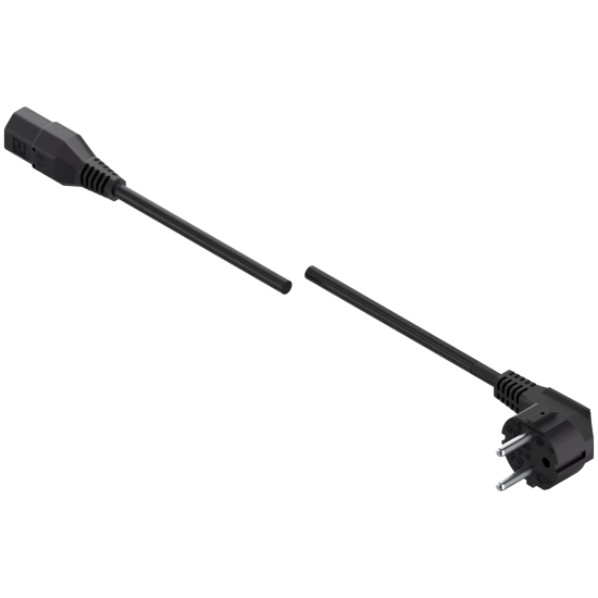 Cablu de alimentare SERVO-DRIVE, Europa fără UK, 2 m, negru