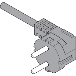 Cablu de alimentare SERVO-DRIVE, Europa fără UK, 2 m, negru