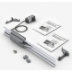 SERVO-DRIVE uno pentru soluţii pentru gunoi cu găleţi suspendate, Piercing (vârfuri metalice), R7037 gri închis