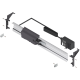 SERVO-DRIVE uno pentru soluţii pentru gunoi cu găleţi suspendate, Piercing (vârfuri metalice), R7037 gri închis