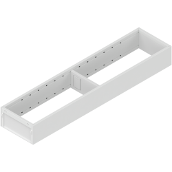 AMBIA-LINE Ramă, pentru LEGRABOX/MERIVOBOX Sertar, Oţel, NL=450 mm, Lăţime=100 mm, alb-mătase mat