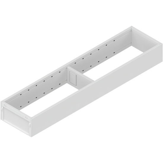 AMBIA-LINE Ramă, pentru LEGRABOX/MERIVOBOX Sertar, Oţel, NL=450 mm, Lăţime=100 mm, alb-mătase mat
