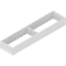 AMBIA-LINE Ramă, pentru LEGRABOX/MERIVOBOX Sertar, Oţel, NL=450 mm, Lăţime=100 mm, alb-mătase mat
