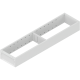 AMBIA-LINE Ramă, pentru LEGRABOX/MERIVOBOX Sertar, Oţel, NL=450 mm, Lăţime=100 mm, alb-mătase mat