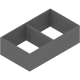 AMBIA-LINE Ramă, pentru LEGRABOX/MERIVOBOX Extragere cu front înalt, Oţel, de la NL=400 mm, Lăţime=218 mm, gri-orion mat