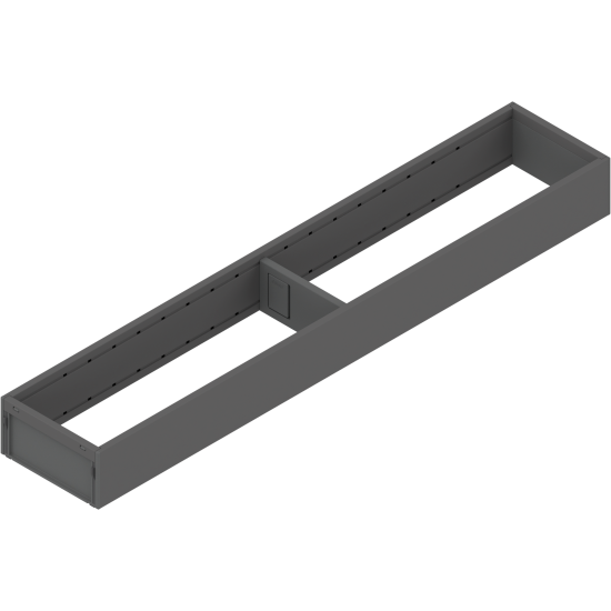 AMBIA-LINE Ramă, pentru LEGRABOX/MERIVOBOX Sertar, Oţel, NL=550 mm, Lăţime=100 mm, gri-orion mat
