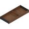 AMBIA-LINE Ramă, pentru LEGRABOX/MERIVOBOX Sertar, Design de lemn, NL=500 mm, Lăţime=200 mm, Nuc Tenn. / negru-carbon
