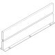 ORGA-LINE Perete intermediar, NL=450 mm, pentru TANDEMBOX intivo/antaro Extragere cu front înalt, în culoare 