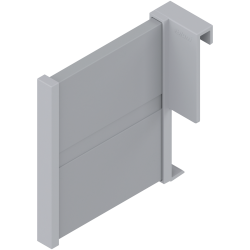 ORGA-LINE Separator longitudinal, TANDEMBOX Extragere cu front înalt, R9006 gri-al/gri-alb