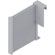 ORGA-LINE Separator longitudinal, TANDEMBOX Extragere cu front înalt, R9006 gri-al/gri-alb