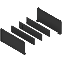 AMBIA-LINE Set pentru sticle, pentru LEGRABOX/MERIVOBOX, negru-carbon mat