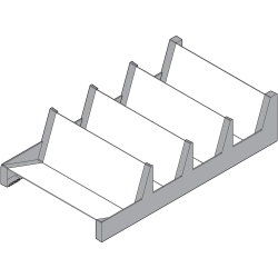 AMBIA-LINE Suport pentru mirodenii, pentru LEGRABOX/MERIVOBOX, inox periat-lăcuit