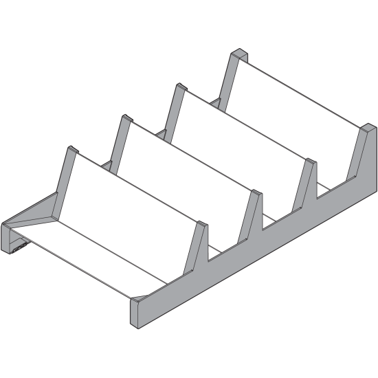 AMBIA-LINE Suport pentru mirodenii, pentru LEGRABOX/MERIVOBOX, inox periat-lăcuit