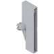 ORGA-LINE Piesă de prindere pt separator transversal, pentru TANDEMBOX intivo Extragere cu front înalt, dreapta, stânga, gri-aluminiu