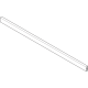 ORGA-LINE Traversă, pentru Extragere interioară, până KB=1200 mm, Lungime=1046.3 mm, pentru debitat, pentru TANDEMBOX antaro, R9006 gri aluminiu