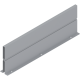 ORGA-LINE Perete intermediar, NL=500 mm, pentru TANDEMBOX intivo/antaro Extragere cu front înalt, R9006 gri aluminiu