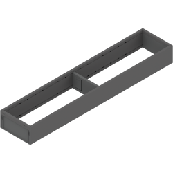 AMBIA-LINE Ramă, pentru LEGRABOX/MERIVOBOX Sertar, Oţel, NL=500 mm, Lăţime=100 mm, gri-orion mat