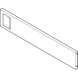 AMBIA-LINE Separator transversal, pentru LEGRABOX/MERIVOBOX Sertar (ZC7S300RSU), Plastic, alb-mătase mat