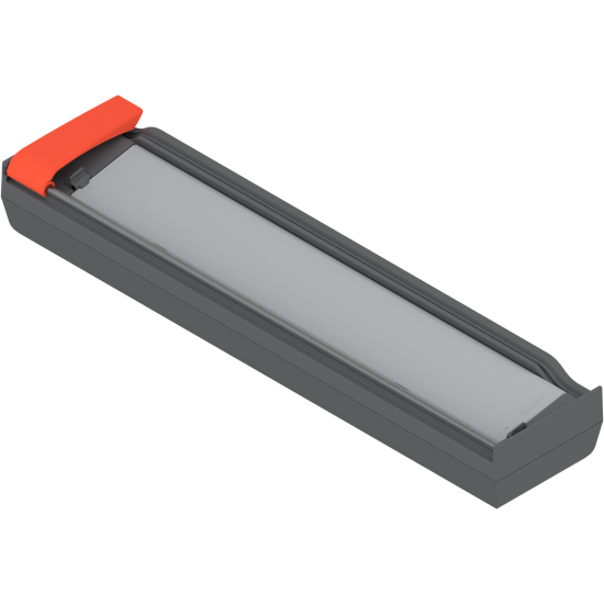 ORGA-LINE Dispozitiv de tăiat folie pentru folie de aluminiu (cu folie), R737gri-închis/portocaliu