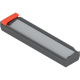 ORGA-LINE Dispozitiv de tăiat folie pentru folie de aluminiu (cu folie), R737gri-închis/portocaliu