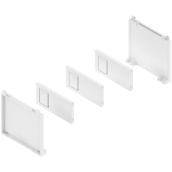 AMBIA-LINE Set pentru sticle, pentru LEGRABOX/MERIVOBOX, alb-mătase mat